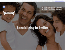 Tablet Screenshot of myspecialdentist.com